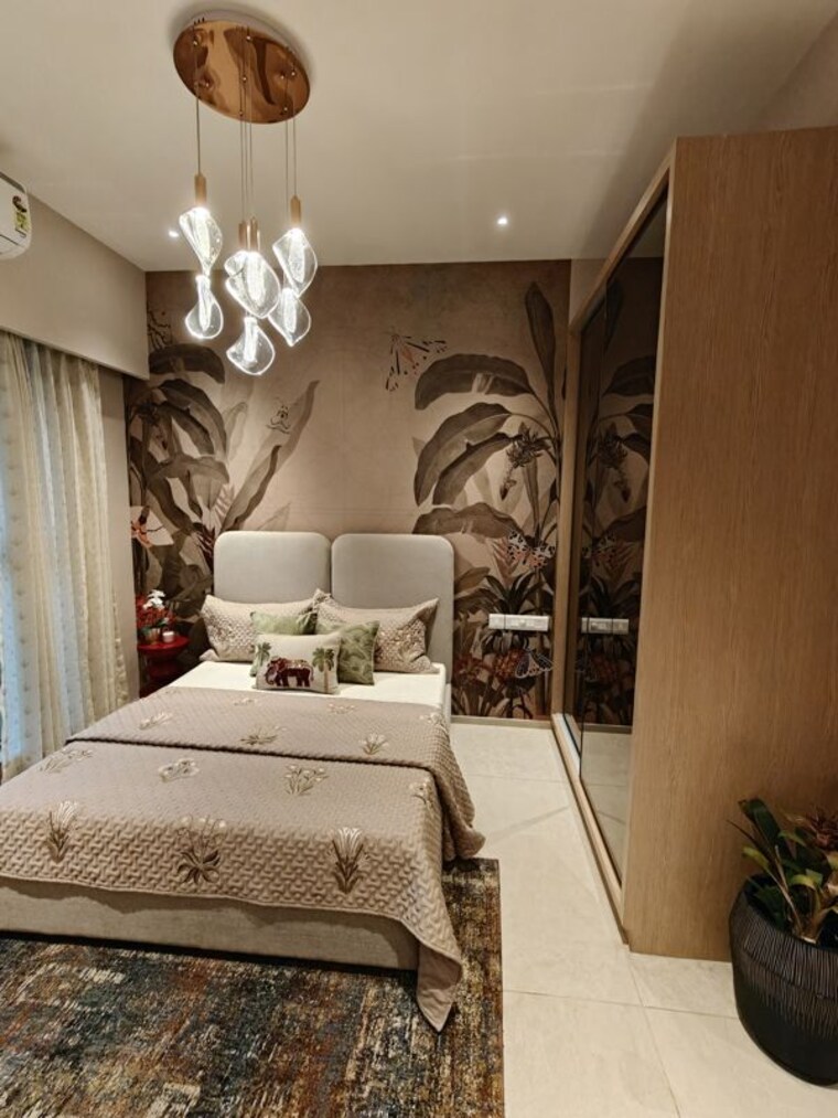 Bedroom, birla-evam 3 Bedroom 963 Sq.Ft. Apartment In Manjri Budruk Pune 10579153
