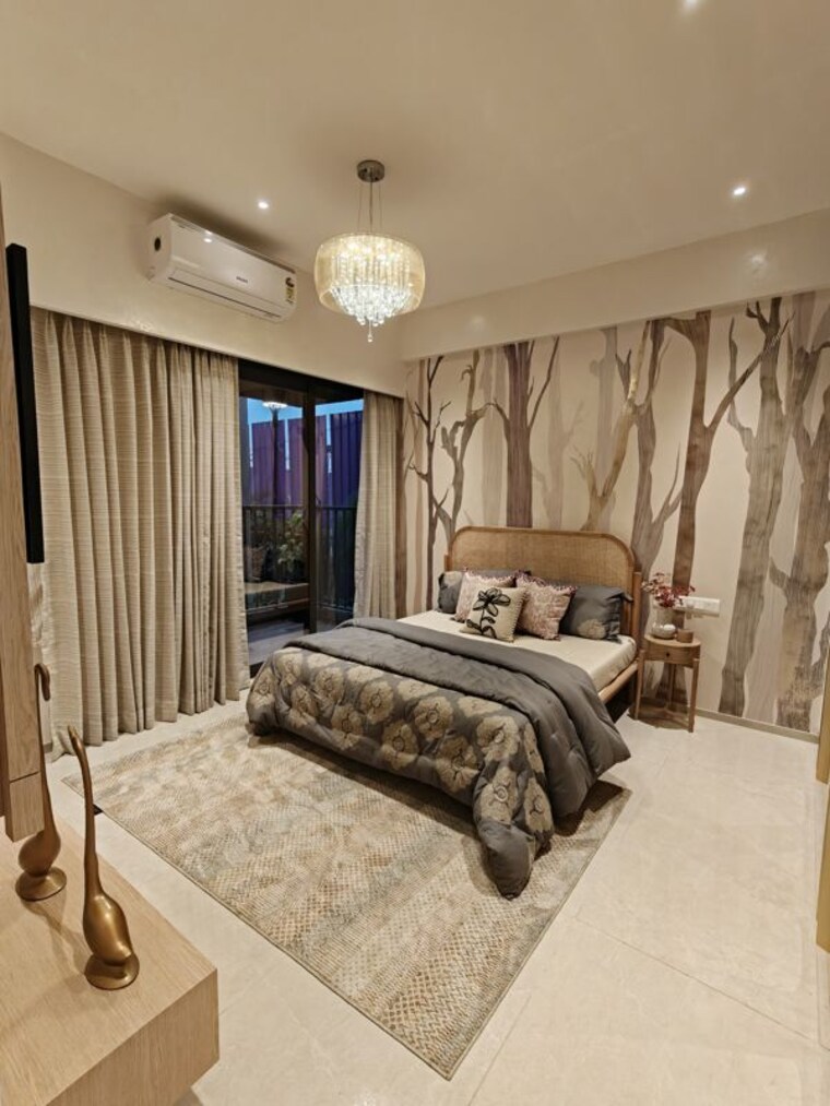 Bedroom, birla-evam 3 Bedroom 963 Sq.Ft. Apartment In Manjri Budruk Pune 10579153