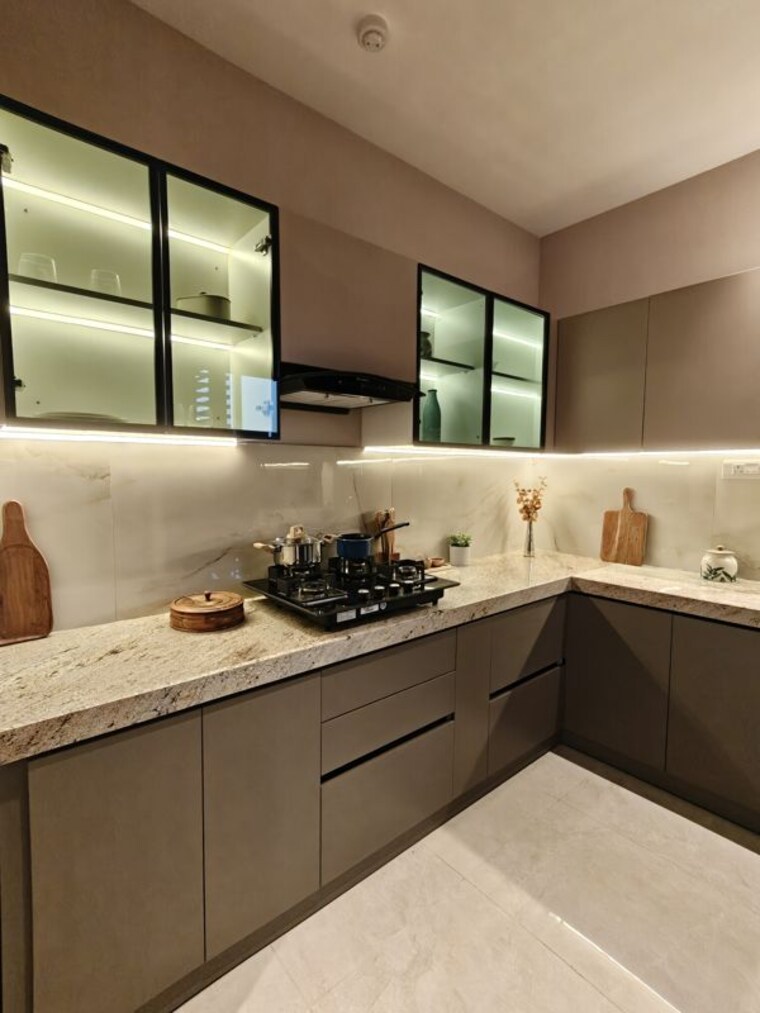 Kitchen, birla-evam 2 Bedroom 707 Sq.Ft. Apartment In Manjri Budruk Pune 10579181