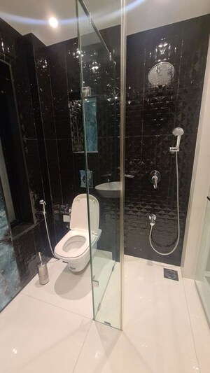 Bathroom in 3 BHK Apartment at The Legacy Apartment, Bandra West – for Rent