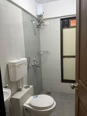Bathroom in 2 BHK Apartment at Goregaon West – for Rent