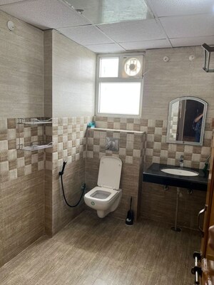 Bathroom in 2 BHK Apartment at Rohit Height, Gomti Nagar – for Rent