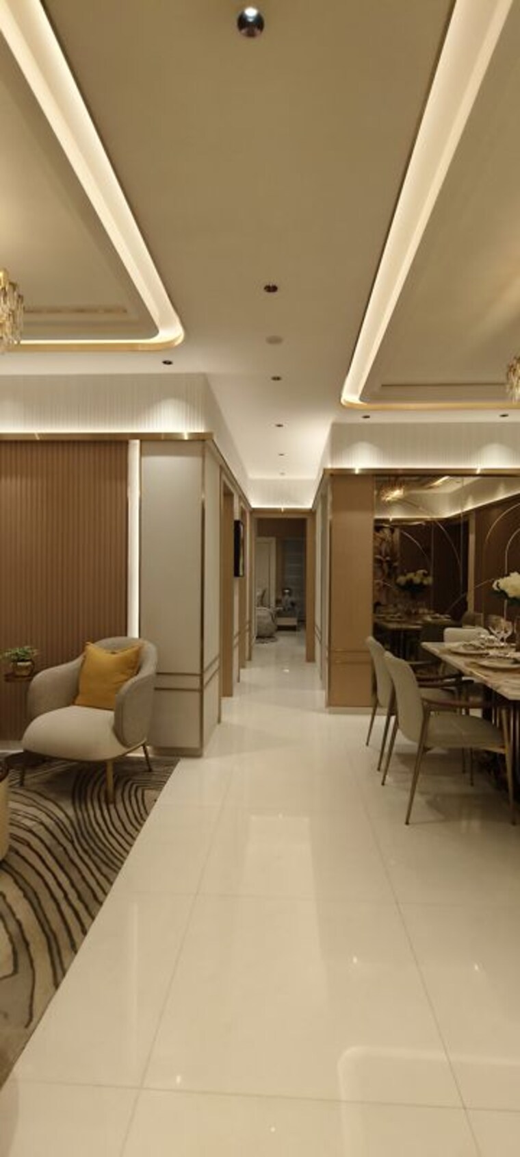 Living Room, lodha-casa-belvedere 3 Bedroom 1200 Sq.Ft. Apartment In Dombivli East Thane 10579234