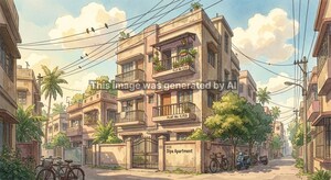 Apartment – Exterior View View at Khalisha Kota - for Sale