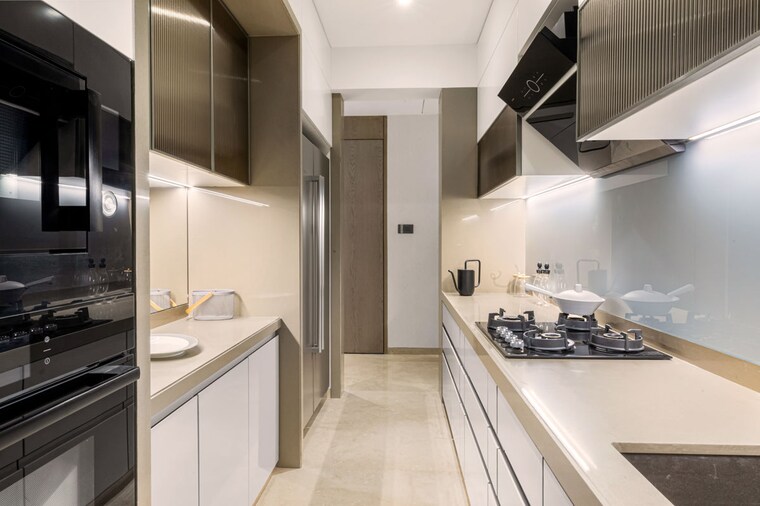 Kitchen, dosti-greenscape 3 Bedroom 1082 Sq.Ft. Apartment In Hadapsar Pune 10579222