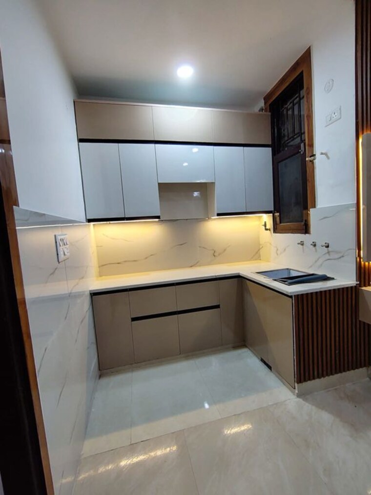Kitchen, vasundhara sector 1 2 Bedroom 850 Sq.Ft. Builder Floor In Vasundhara Sector 1 Ghaziabad 10579411