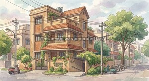  Builder Floor – Exterior View View at Jayanagar - for Sale