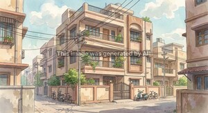  Apartment – Exterior View View at Sagrampura - for Sale