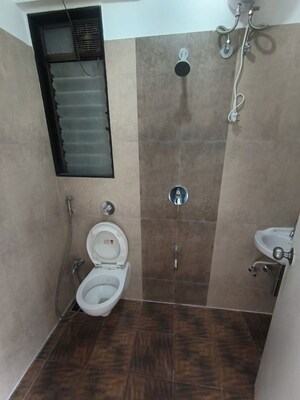 Bathroom in 1 BHK Apartment at Chandak Nishchay, Borivali East – for Rent