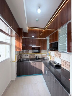 Kitchen in 3.5 BHK Apartment at Proview Laboni, Dundahera – for Sale