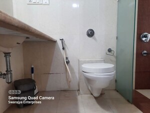Bathroom in 3 BHK Apartment at Nahar 8 Towers, Chandivali – for Rent