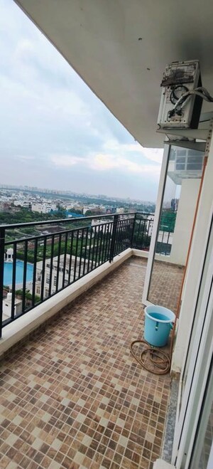 Balcony in 3 BHK Apartment at Omaxe The Palace, Gomti Nagar – for Rent