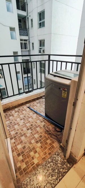 Balcony in 3 BHK Apartment at Omaxe The Palace, Gomti Nagar – for Rent