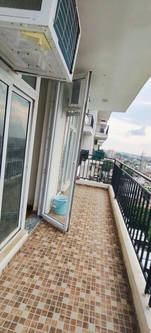 Balcony in 3 BHK Apartment at Omaxe The Palace, Gomti Nagar – for Rent