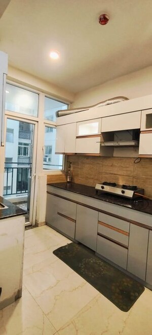 Kitchen in 3 BHK Apartment at Omaxe The Palace, Gomti Nagar – for Rent