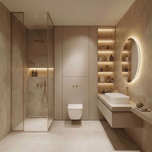 Bathroom in  Villa at Diwancheruvu – for Sale