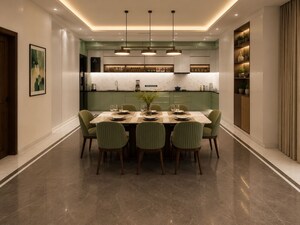 Dining area in  Villa at Diwancheruvu – for Sale