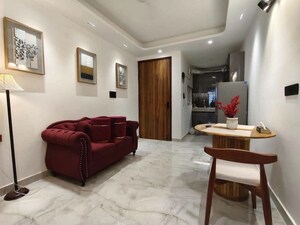 Living Room in 1 BHK Apartment at Freedom Fighters Enclave – for Rent