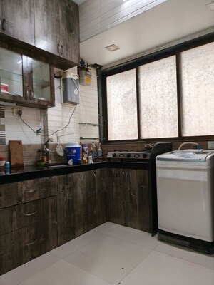 Kitchen in 1 BHK Apartment at Sector 28 Nerul – for Rent