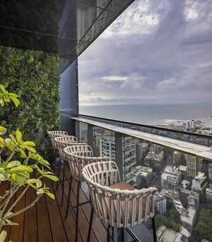 Balcony in 5 BHK Apartment at Lodha Altamount, Altamount Road – for Sale