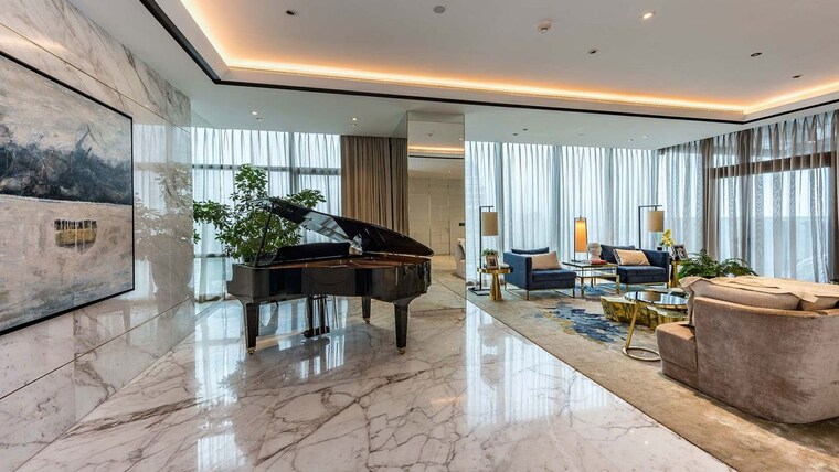 Living Room, lodha-altamount 5 Bedroom 4149 Sq.Ft. Apartment In Altamount Road Mumbai 10579637