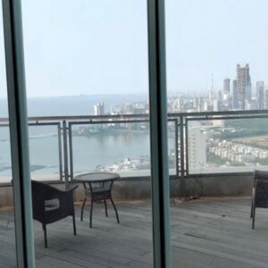 Balcony in 5 BHK Apartment at Lodha Altamount, Altamount Road – for Sale