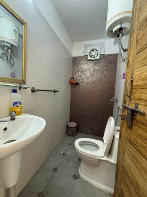 Bathroom in 1 RK Apartment at Freedom Fighters Enclave – for Rent