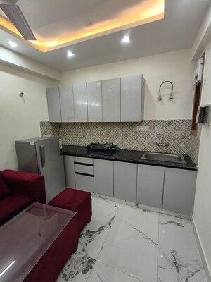Kitchen in 1 BHK Apartment at Freedom Fighters Enclave – for Rent
