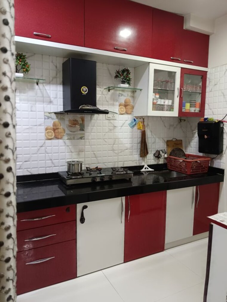 Kitchen, primal-marigold 3 Bedroom 1005 Sq.Ft. Apartment In Moshi Pune 10579685