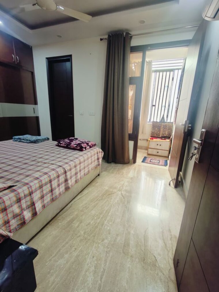 Bedroom, malviya nagar 3 Bedroom 1600 Sq.Ft. Builder Floor In Malviya Nagar Delhi 10579692