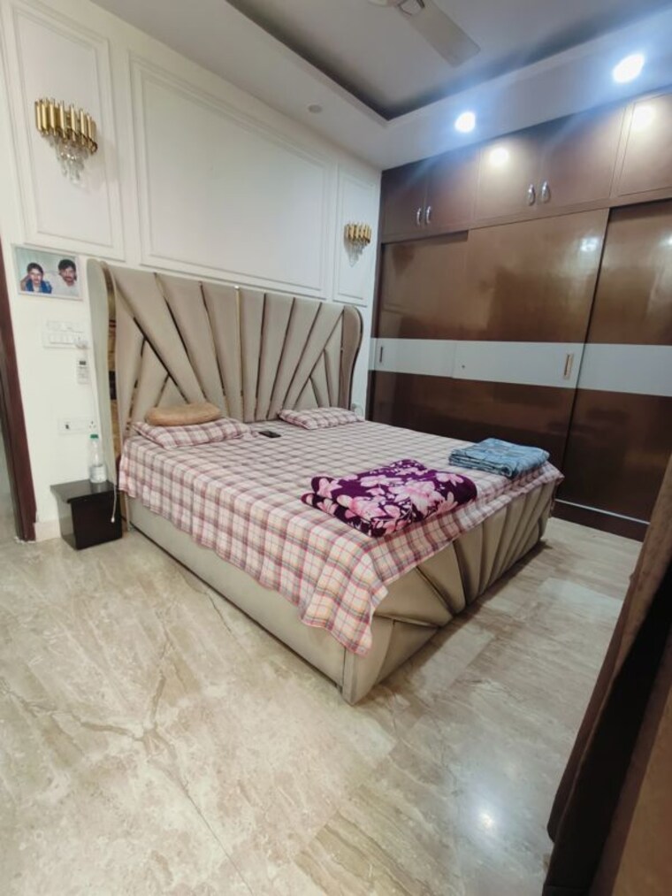Bedroom, malviya nagar 3 Bedroom 1600 Sq.Ft. Builder Floor In Malviya Nagar Delhi 10579692