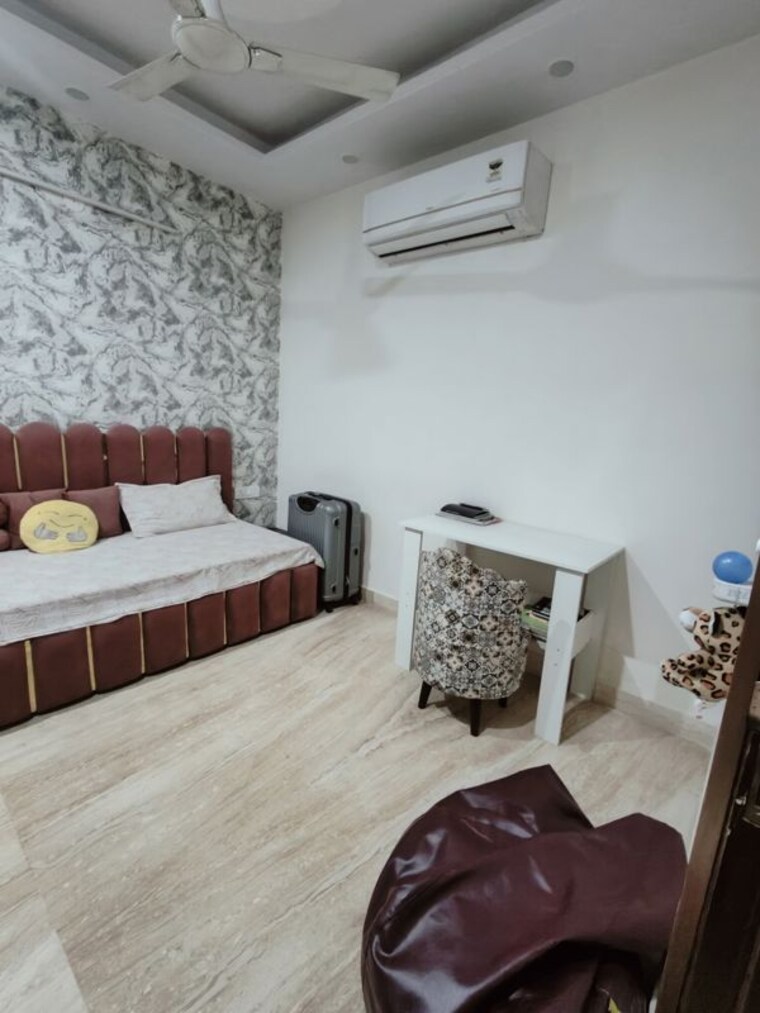 Bedroom, malviya nagar 3 Bedroom 1600 Sq.Ft. Builder Floor In Malviya Nagar Delhi 10579692
