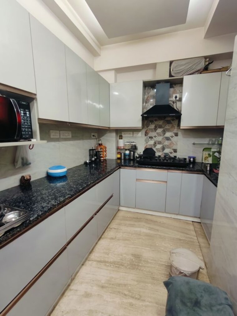 Kitchen, malviya nagar 3 Bedroom 1600 Sq.Ft. Builder Floor In Malviya Nagar Delhi 10579692