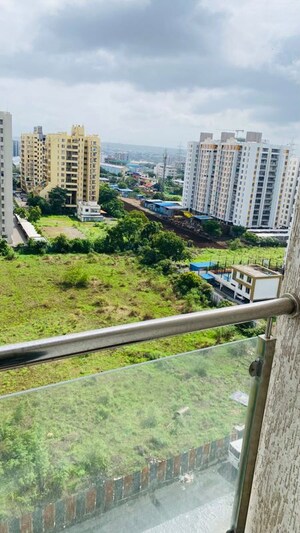Balcony in 3 BHK Apartment at Pristine Greens, Moshi – for Rent