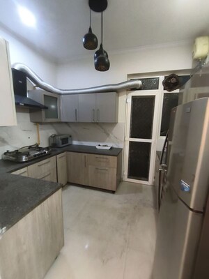Kitchen in 3 BHK Apartment at Affinity Greens, International Airport Road – for Rent