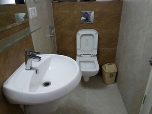 Bathroom in 3 BHK Apartment at Twin Towers, Prabhadevi – for Rent