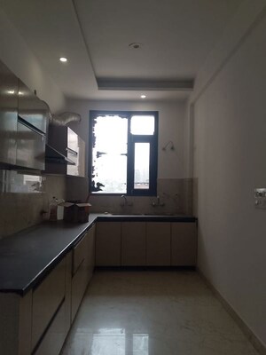 Kitchen in 3 BHK Builder Floor at Dhakoli – for Rent