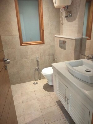 Bathroom in 4 BHK Builder Floor at Greater Kailash – for Rent