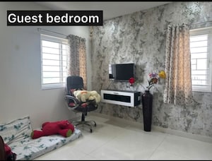 Living Room in 3 BHK Apartment at My Home Tridasa, Tellapur – for Sale