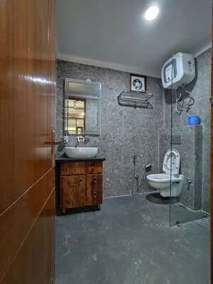 Bathroom in 4 BHK Builder Floor at Shanti Kunj – for Sale