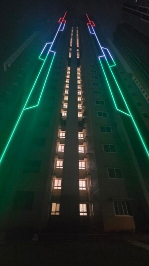 Building Lobby in 3 BHK Apartment at Rajapushpa Imperia, Tellapur – for Sale