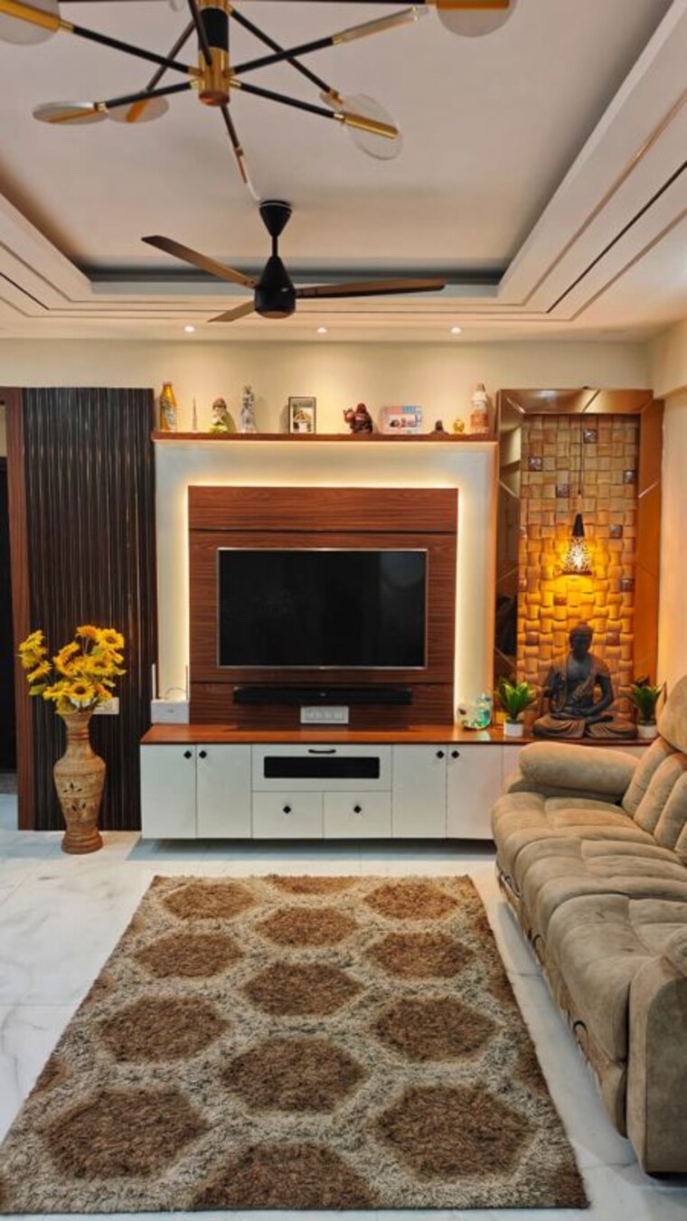 Living Room, united-dreams 2 Bedroom 1290 Sq.Ft. Apartment In Whitefield Bangalore 10580083