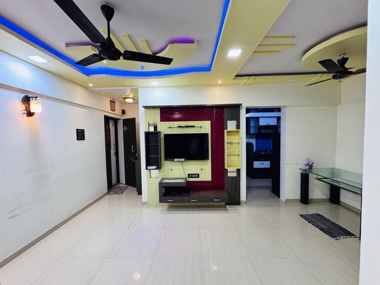 Living Room, unnathi-woods-phase-1-and-2 2 Bedroom 900 Sq.Ft. Apartment In Ghodbunder Road Thane 10580087