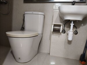 Bathroom in 1 RK Apartment at Hiranandani Estate Solitaire C, Ghodbunder Road – for Rent