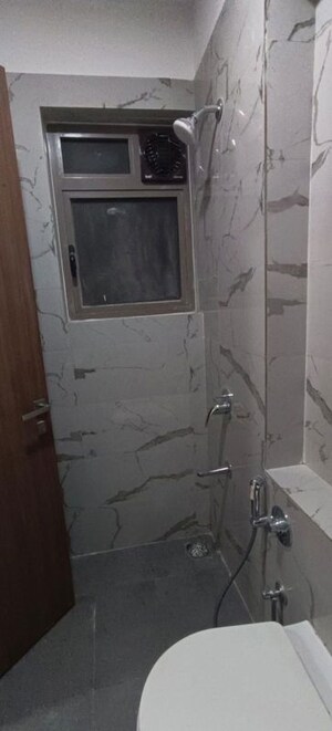 Bathroom in 2 BHK Apartment at Sheth Auris Bliss, Malad West – for Rent