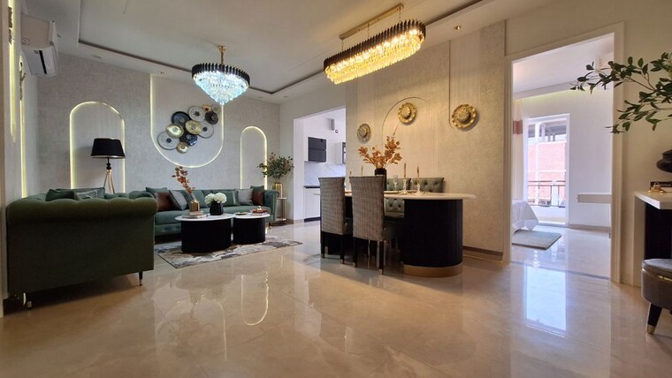 Living Room, dhakoli 3 Bedroom 1910 Sq.Ft. Villa In Dhakoli Zirakpur 10580153