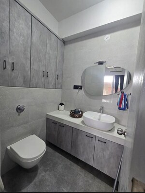 Bathroom in 3 BHK Apartment at Ashar Edge, Pokhran Road No Two – for Sale