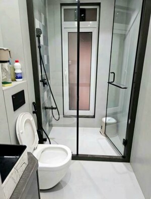 Bathroom in 4 BHK Apartment at Tirumala Habitats, Mulund West – for Sale