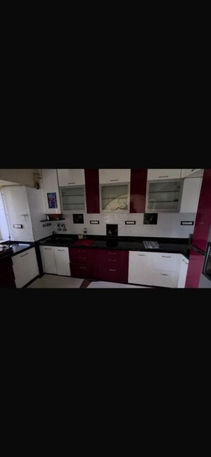 Kitchen in 4 BHK Apartment at Farm Manor, Kandivali West – for Rent