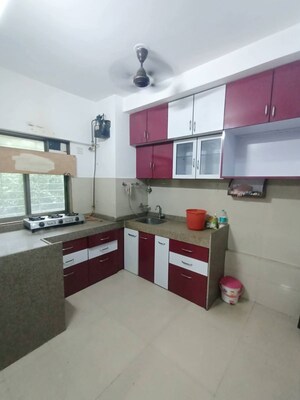 Kitchen in 2 BHK Apartment at Lodha Crown Kolshet, Kolshet Road – for Rent